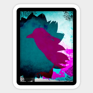 Flower And Bird Sticker